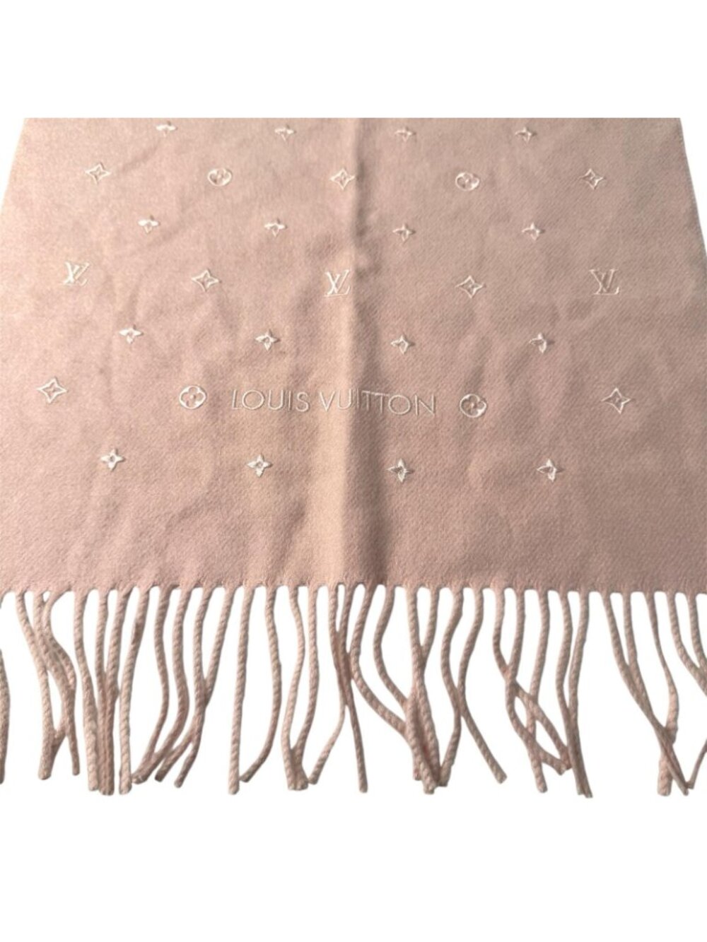 Louis Vuitton Silk Cashmere Echarpe LV Stella Scarf - Picture 3 of 6
